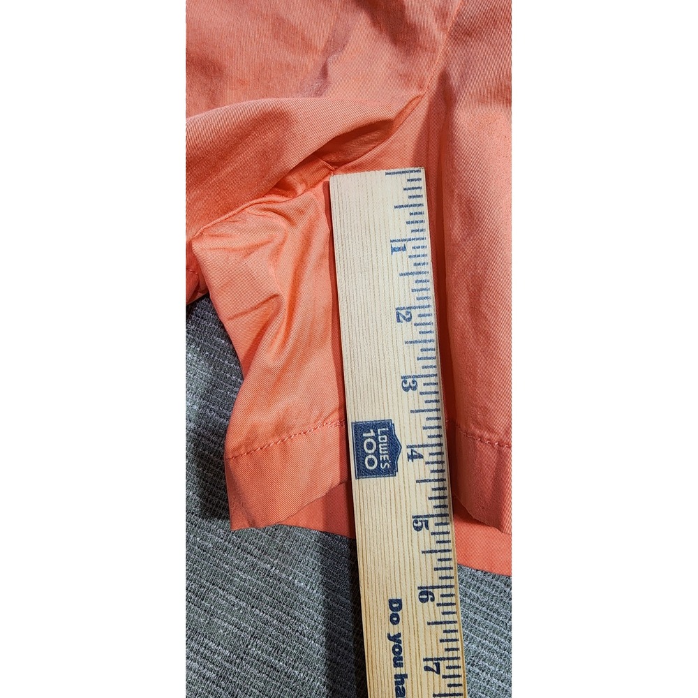 J.Crew Factory Womens City‎ Fit Chino Shorts Coral Orange Size 6 5 Inch Inseam - Picture 7 of 7